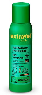 Extravel classic аерозоль-репелент від комарів 100мл